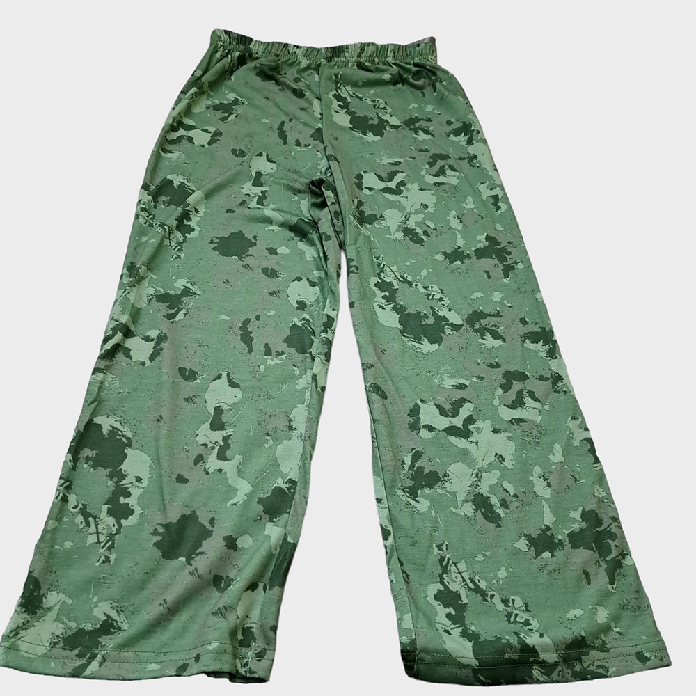NWT Boy's Lucky Brand White & Green Camouflage Pajama Set Sizes 6 - Picture 6 of 8
